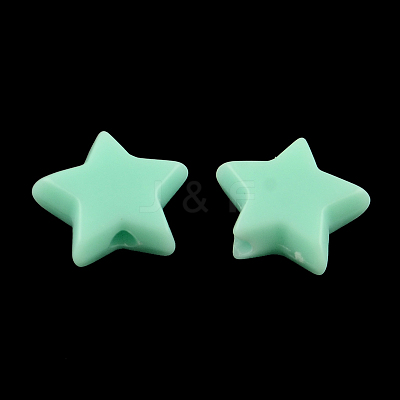 Opaque Acrylic Beads SACR-S743-19-1