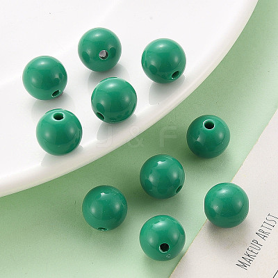 Opaque Acrylic Beads MACR-S370-C12mm-24-1
