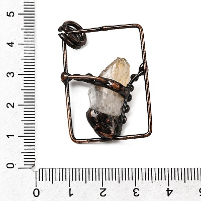Natural Citrine Nuggets Pendants G-B149-05R-01-1