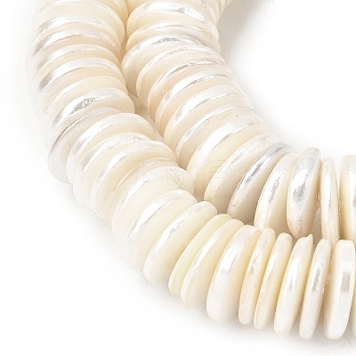 Electroplated Shell Pearl Beads Strands BSHE-B009-E01-2x11mm-1