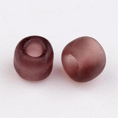 12/0 Frosted Round Glass Seed Beads X-SEED-A008-2mm-M16-1