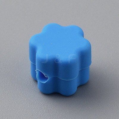 Flower Silicone Focal Beads SIL-TAC0008-10F-1