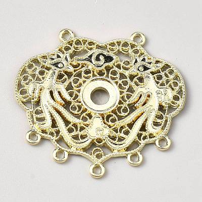 Alloy Connector Cabochon Settings FIND-WH0173-440LG-1