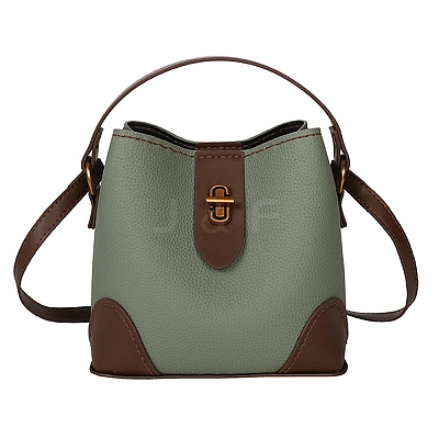 DIY PU Leather Crossbody Bucket Bag Making Kits FB-CBA9065-03-1