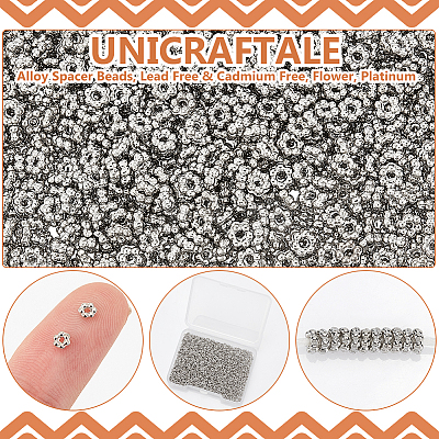 1000Pcs Alloy Spacer Beads FIND-UN0004-20P-1