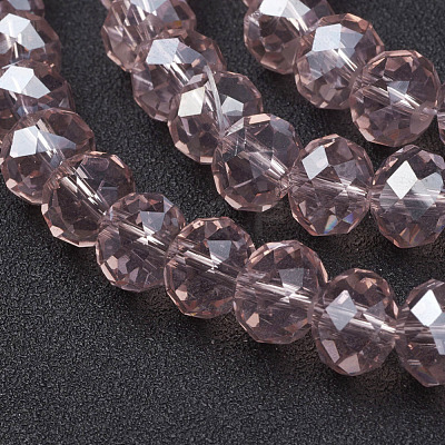 Glass Beads Strands GR10MMY-39L-1