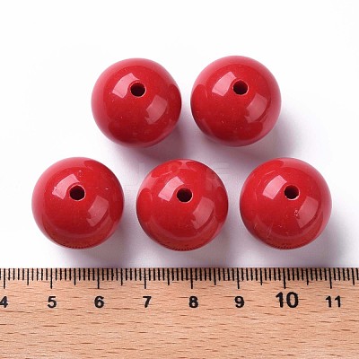 Opaque Acrylic Beads MACR-S370-C20mm-A14-1