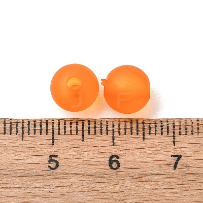 Round Transparent Acrylic Beads PL582-7-1