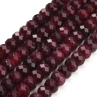 Faceted Dyed Natural White Jade Beads Strands GG-CBAE966-01A-M-1