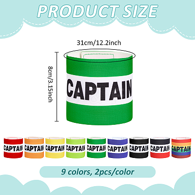 18Pcs 9 Colors Polyester Elastic Armband DIY-ME0003-14-1