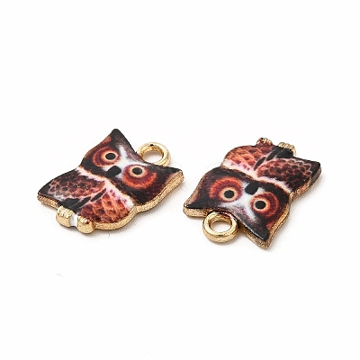 Printed Alloy Pendants PALLOY-H127-02G-1