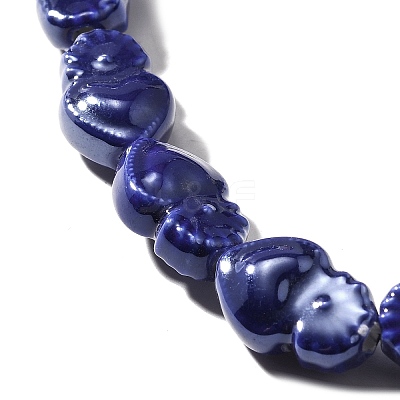 Handmade Porcelain Beads Strands PORC-I028-01C-1