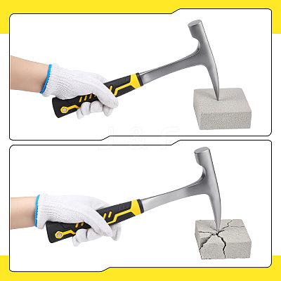 4Pcs Geological High-carbon Steel Hammer TOOL-WA0001-07-1