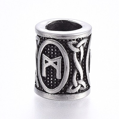 304 Stainless Steel Beads STAS-H460-01AS-18-1