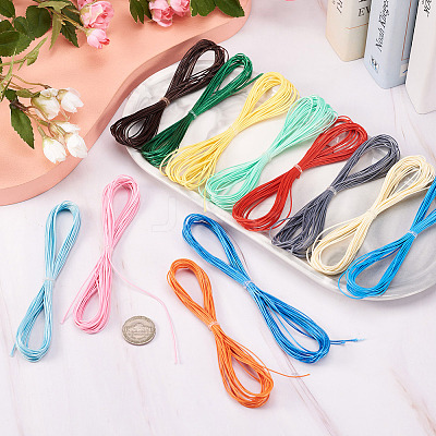 37 Bundles 37 Colors Waxed Polyester Cord YC-CD0001-02-1