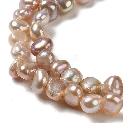 Natural Cultured Freshwater Pearl Beads Strands PEAR-E017-43-1