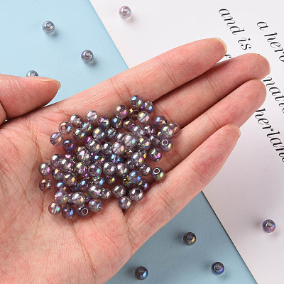 Transparent Acrylic Beads MACR-S370-B6mm-769-1