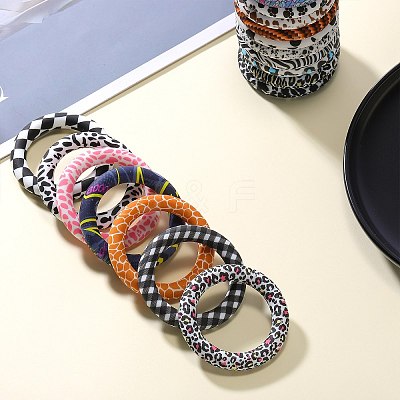 5Pcs Ring Food Grade Eco-Friendly Silicone Beads JX893E-1