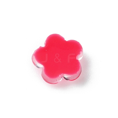 Translucent Resin Cabochons RESI-E039-01G-1