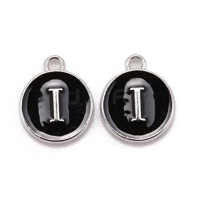 Platinum Plated Alloy Charms LS-ENAM-S118-02I-P-1