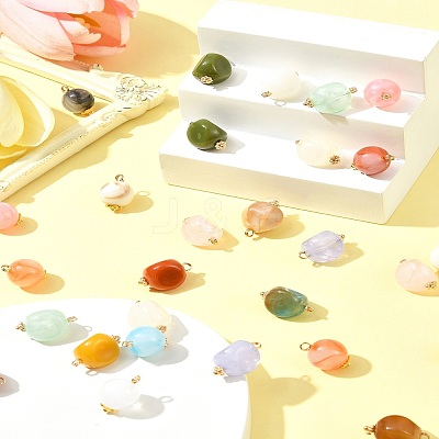 38Pcs 19 Colors Acrylic Pendants MACR-FS0001-80-1