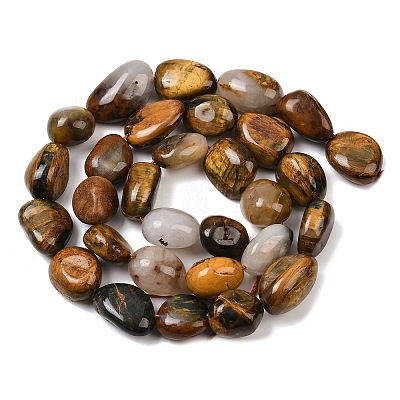 Natural Pietersite Beads Strands G-A286-A01-03-1