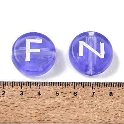 Transparent Acrylic European Beads MACR-K365-02B-02-1