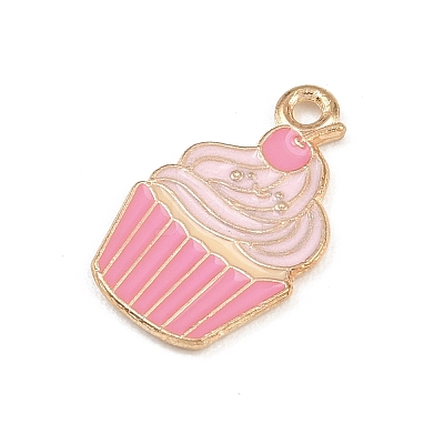 Valentine's Day Alloy Enamel Pendants ENAM-I084-01KCG-13-1