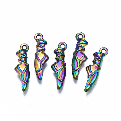 Rainbow Color Alloy Pendants PALLOY-N163-109-NR-1