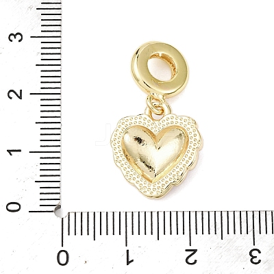 Brass Enamel European Dangle Charms KK-B159-01G-01-1