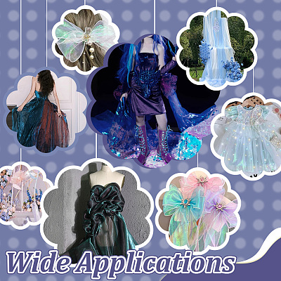 Organza Fabric DIY-WH0308-692D-1