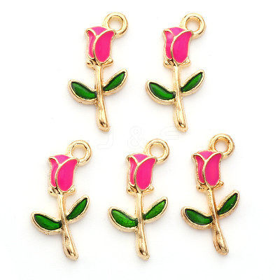 Alloy Enamel Pendants ENAM-S121-049-1-1