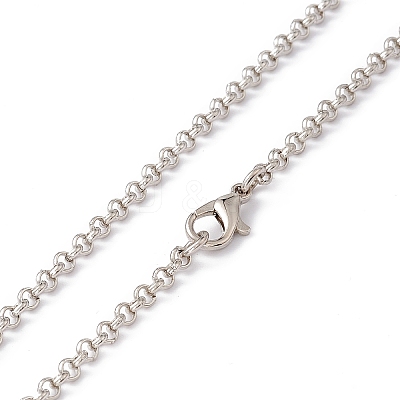 Sublimation Blank Aluminum Pendant Necklace LS-NJEW-E020-04P-1
