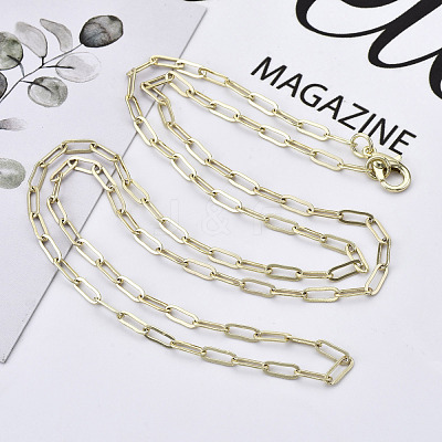 Brass Paperclip Chains MAK-S072-10A-14KC-1
