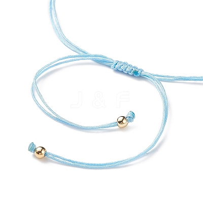 Glass Seed Link Bracelet BJEW-JB08894-03-1