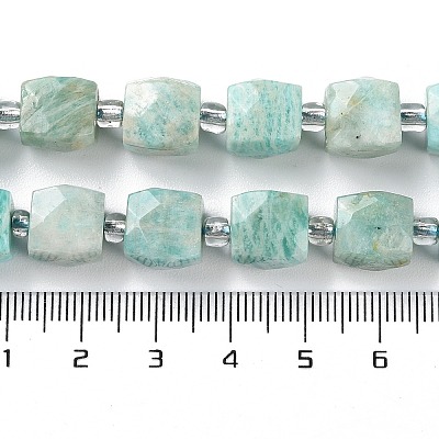 Natural Amazonite Beads Strands G-B065-A04-1