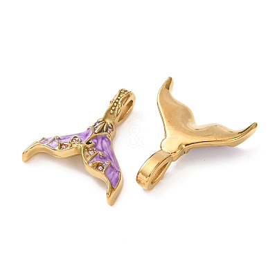 304 Stainless Steel Enamel Pendants STAS-Z193-10G-03-1