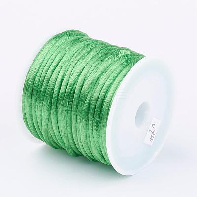 Nylon Satin Rattail Cords NWIR-L006-1mm-M-1