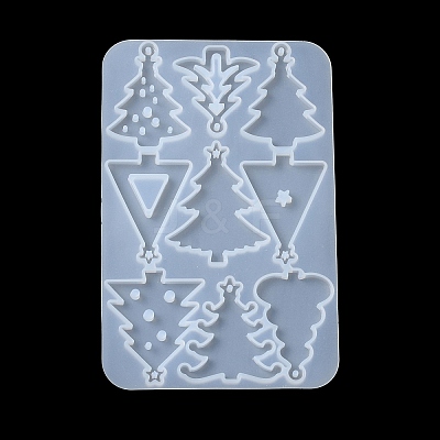 DIY Christams Silicone Pendant Molds DIY-F140-02A-1