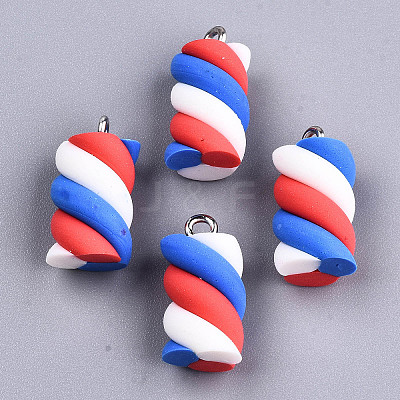 Handmade Polymer Clay Charms LS-X-CLAY-T016-83I-1