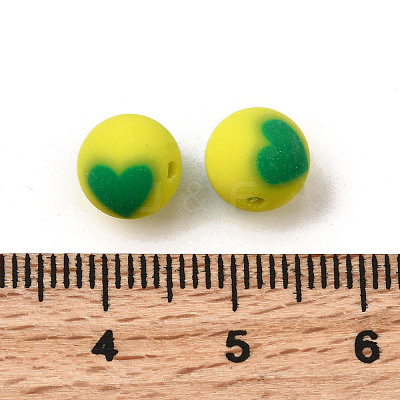 Handmade Polymer Clay Beads CLAY-I011-01B-10-1