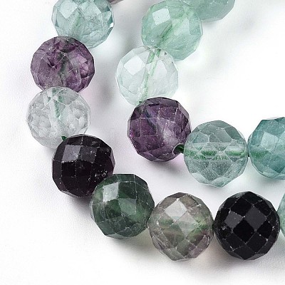 Natural Fluorite Beads Strands G-T140-19B-1