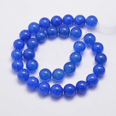 Natural & Dyed Malaysia Jade Bead Strands G-A146-12mm-A21-1