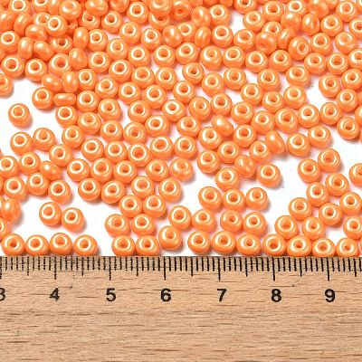 Baking Paint Luster Glass Seed Beads X1-SEED-B001-04A-10-1