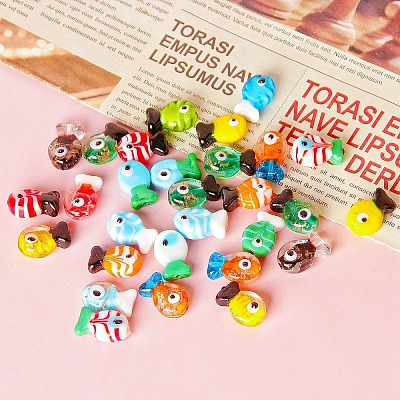 Handmade Lampwork Beads PW-WG75748-M-1