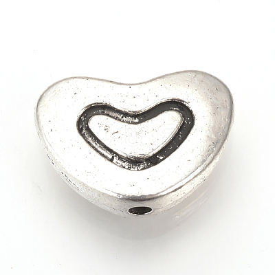 Tibetan Style Alloy Beads TIBEB-Q068-21AS-RS-1