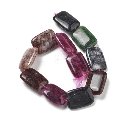 Natural Malaysia Jade Beads Strands G-K392-B14-13x18mm-1
