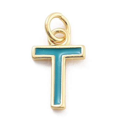 Rack Plating Brass Pendants KK-C065-03T-G-1