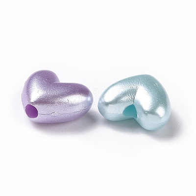 Imitation Pearl Acrylic Beads OACR-E013-18-1