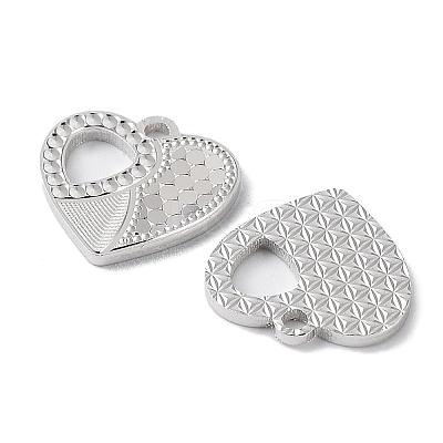 Rhodium Plated 925 Sterling Silver Charms STER-C003-16P-1